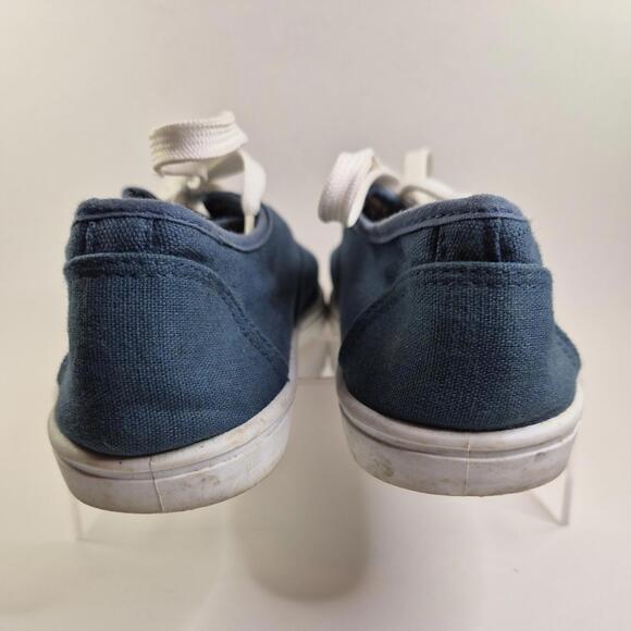 Chic Vtg 90s Women's Denim Jean Sz 8 Lace Up Sneakers Shoes - Picture 6 of 9